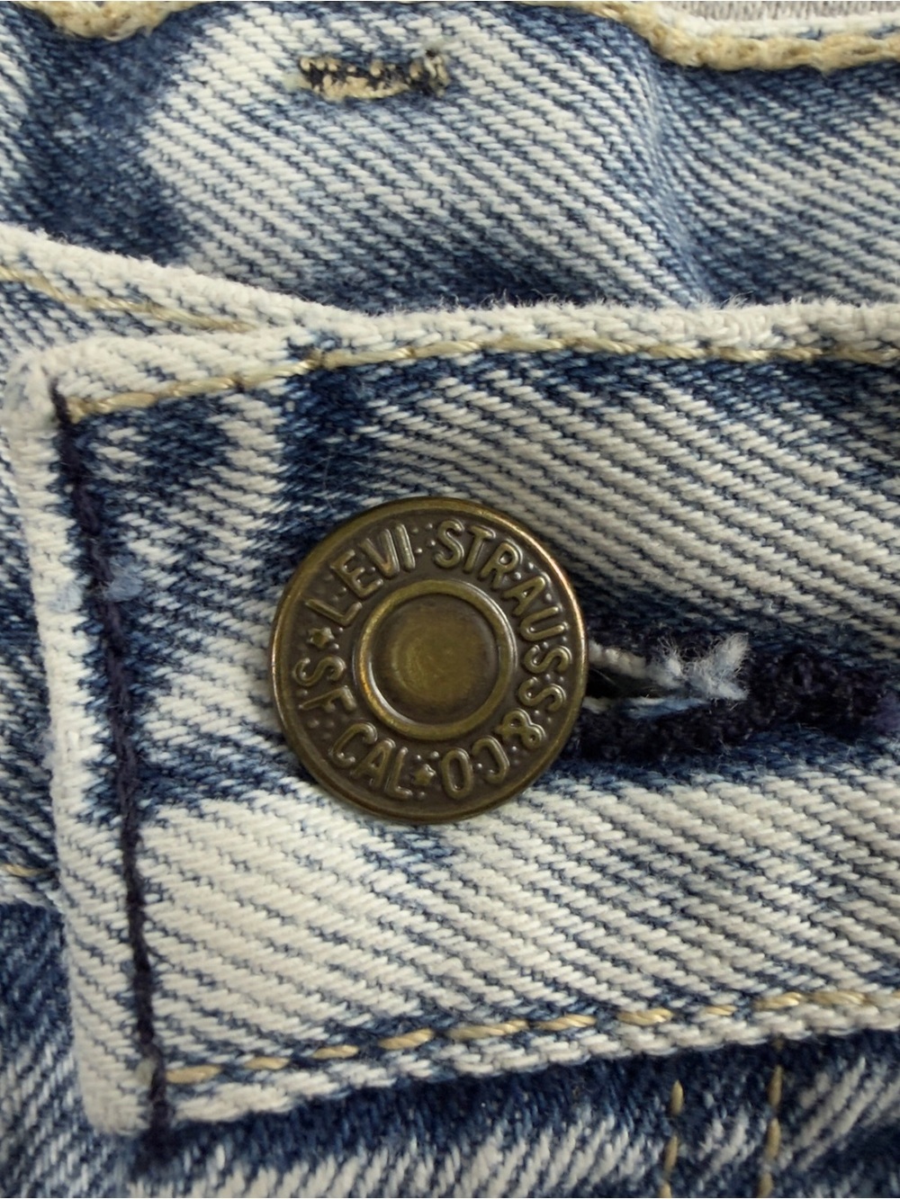 Levi’s USA acid wash mom jeans vintage 80s tapered fit - Picture 9 of 15